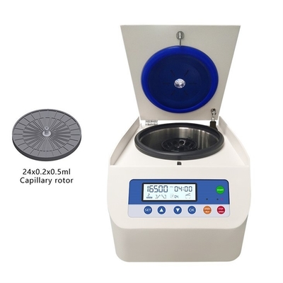 10x5ml Benchtop High Speed Centrifuge Machine 16500 obrotów / min