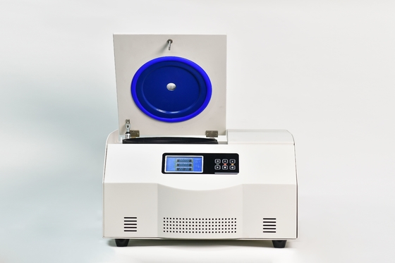 Centrifuga chłodnicza o wysokiej prędkości z maksymalną prędkością 16500 obrotów na minutę i pojemnością 4x100 ml
