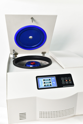 Centrifuga chłodnicza o wysokiej prędkości z maksymalną prędkością 16500 obrotów na minutę i pojemnością 4x100 ml